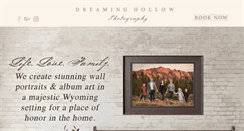 Desktop Screenshot of dreaminghollowphotography.com