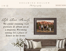 Tablet Screenshot of dreaminghollowphotography.com